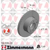 ZIMMERMANN Jarrulevy (1kpl) 150.1284.20