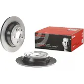 Brembo Jarrulevy 08B80411 takana, täysi, 1 Kappale