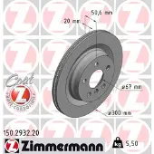 ZIMMERMANN Jarrulevy (1kpl) 150.2932.20