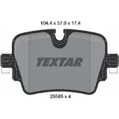 Textar Jarrupalasarja (4kpl), levyjarru 2558501