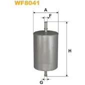 WIX FILTERS Polttoainesuodatin WF8041