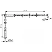 Bosch Jarruletku 1 987 481 A63