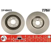 TRW Jarrulevy (1kpl) DF4860S