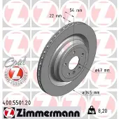 ZIMMERMANN Jarrulevy (1kpl) 400.5501.20