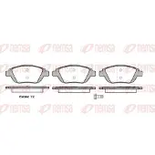 REMSA Jarrupalat Etu, 1392.00 - Citroen - C4, C3, Ds3. Peugeot - 208, 2008. Opel - Corsa, Mokka, Crossland. Ds - Ds3