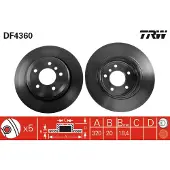 TRW Jarrulevy (1kpl) DF4360