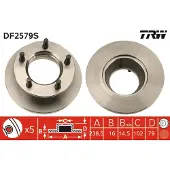 TRW Jarrulevy (1kpl) DF2579S