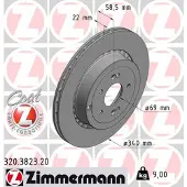 ZIMMERMANN Jarrulevy (1kpl) 320.3823.20