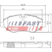 Fast Sports Nutrition BREMŽU UZLIKAS FT29019