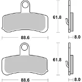 Brembo 07hd15sa Sinteroidut Jarrupalat
