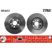 TRW Jarrulevy (1kpl) DF4257