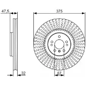 Bosch Jarrulevy (1kpl) 0 986 479 A26