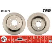 TRW Jarrulevy (1kpl) DF4878