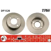 TRW Jarrulevy (1kpl) DF1526