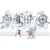 Nissens Kompressori, ilmastointilaite 890667