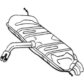 Bosal Takaäänenvaimentaja 233-135