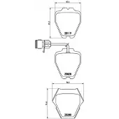 Brembo Jarrupalasarja (4kpl), levyjarru P 85 054