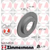 ZIMMERMANN Jarrulevy ZIMMERMANN 540.2489.20