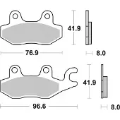 Brembo 07071 Orgaaniset Jarrupalat
