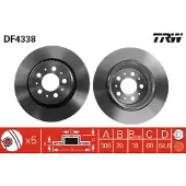 TRW Jarrulevy (1kpl) DF4338