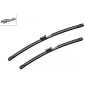 Bosch Aerotwin JET-blade A007J Tuulilasinpyyhkimet, Pyyhkijänsulat, 2 - Volvo - V60, S60