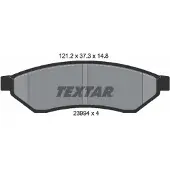 Textar Jarrupalasarja (4kpl), levyjarru 2399401