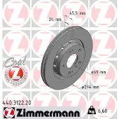 ZIMMERMANN Jarrulevy (1kpl) 440.3122.20