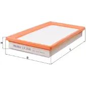 MAHLE ORIGINAL Ilmansuodatin Mahle, LX 3148 - Fiat - 500, Punto, Panda, 500l, Panda cross. Alfa romeo - Mito. Lancia - Ypsilon