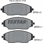 Textar Jarrupalasarja (4kpl), levyjarru 2572201