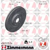 ZIMMERMANN Jarrulevy (1kpl) 450.5225.54