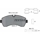 Textar Jarrupalasarja (4kpl), levyjarru 2920002