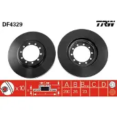 TRW Jarrulevy (1kpl) DF4329
