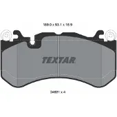 Textar Jarrupalasarja (4kpl), levyjarru 2468101