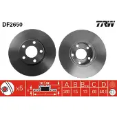 TRW Jarrulevy (1kpl) DF2650