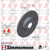 ZIMMERMANN Jarrulevy (1kpl) 610.3727.52
