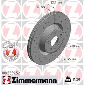 ZIMMERMANN Jarrulevy (1kpl) 100.3359.52