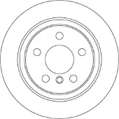 TRW Jarrulevy (1kpl) DF6756