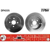 TRW Jarrulevy (1kpl) DF4335