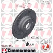 ZIMMERMANN Jarrulevy (1kpl) 150.3428.54