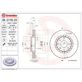 Brembo Jarrulevy (1kpl) 09.5148.24