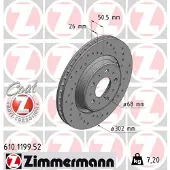 ZIMMERMANN Jarrulevy (1kpl) 610.1199.52