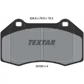 Textar Jarrupalasarja (4kpl), levyjarru 2416201