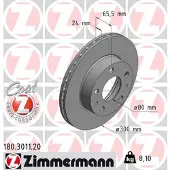 ZIMMERMANN Jarrulevy (1kpl) 180.3011.20