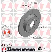 ZIMMERMANN Jarrulevy (1kpl) 200.2535.20