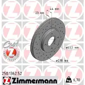 ZIMMERMANN Jarrulevy (1kpl) 250.1362.52