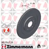 ZIMMERMANN Jarrulevy (1kpl) 285.3547.20