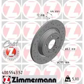 ZIMMERMANN Jarrulevy (1kpl) 400.5543.52