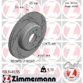 ZIMMERMANN Jarrulevy (1kpl) 150.3480.55