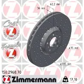 ZIMMERMANN Jarrulevy (1kpl) 150.2968.70