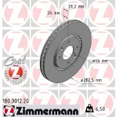 ZIMMERMANN Jarrulevy (1kpl) 180.3012.20